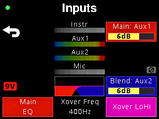 Input Source Screen